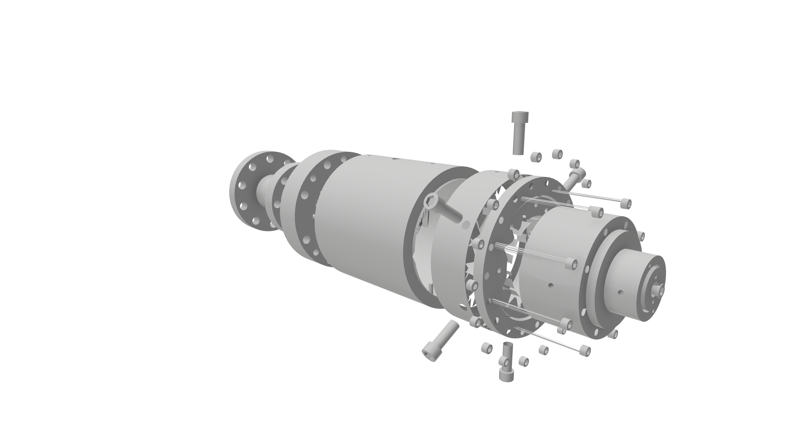 Die Head 100mm exploded view